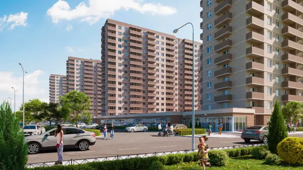 ЖК «Ракурс»: фасады и территория по проекту