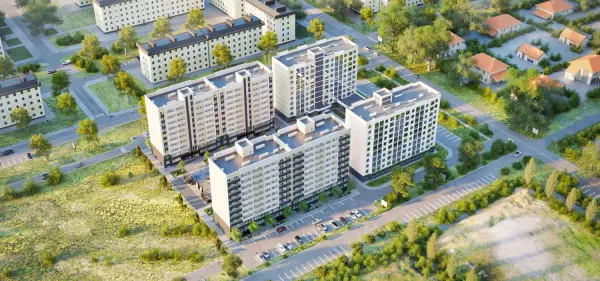 ЖК «Цитрус»: вид сверху по проекту